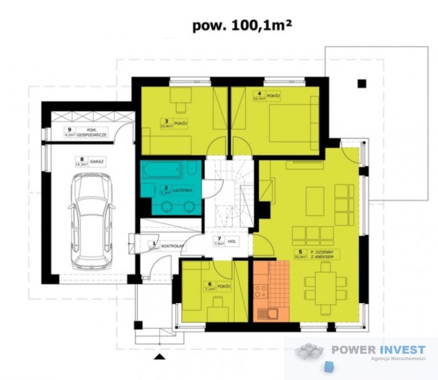 Dom wolnostojący 100 m2 miniaturka 6