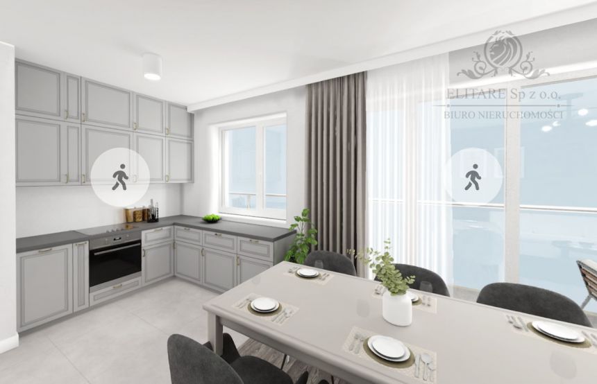 Apartament 107,79m2, 5 pokojowe z balkonem 23,82m2  i z wiodkiem na rzekę miniaturka 7