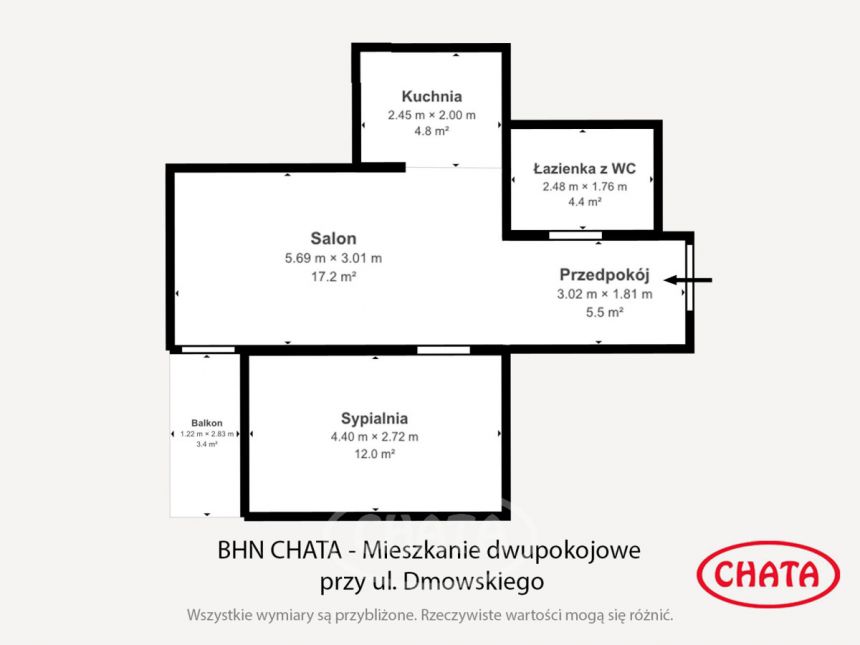Wrocław wyspa Kępa Mieszczańska, 820 000 zł, 44.2 m2, z parkingiem podziemnym miniaturka 14
