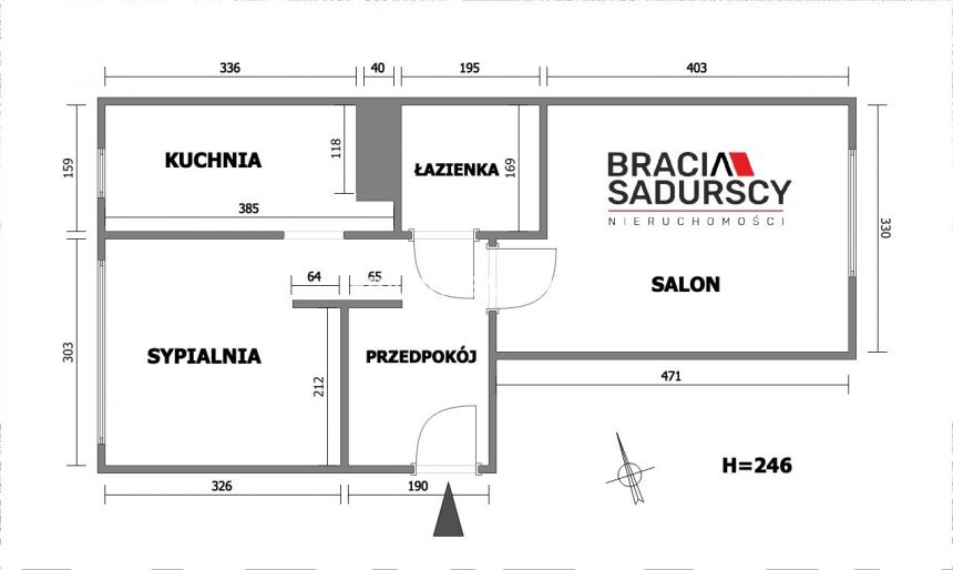 2 pokoje 40m2, Krowodrza  Królewska- Nowowiejska miniaturka 3