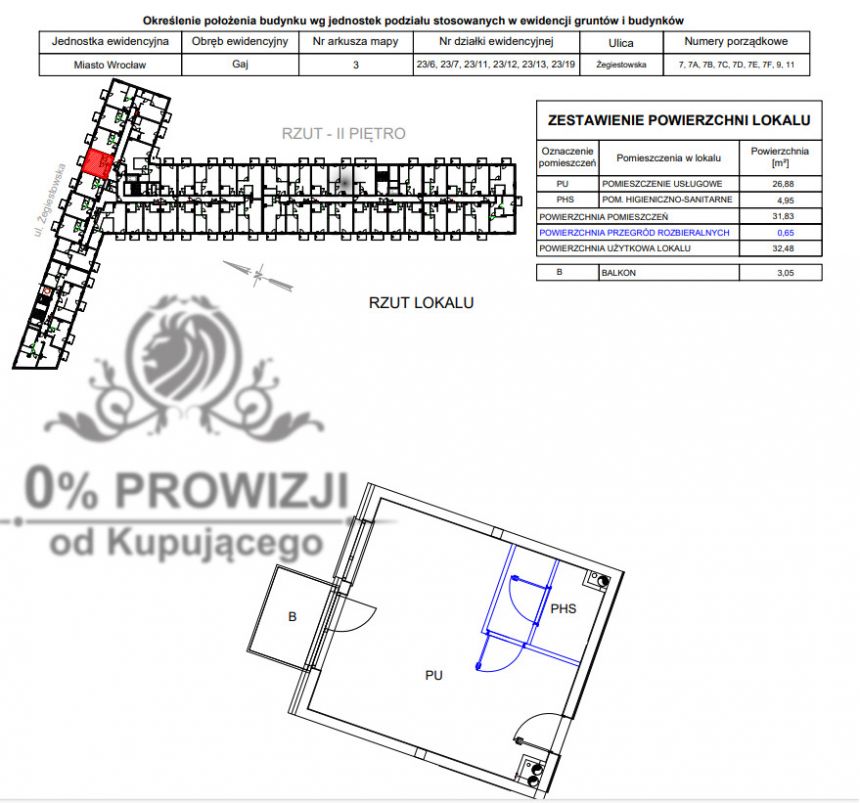 Lokal usługowy/Kawalerka z balkonem/pod wynajem/dla studenta/Gaj/super lokalizac miniaturka 18
