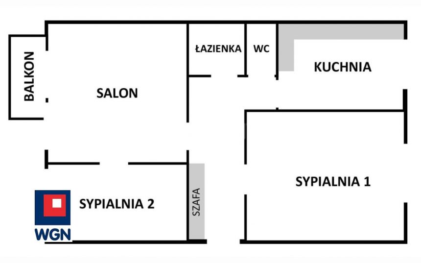 Lublin Kalinowszczyzna, 410 000 zł, 48.2 m2, z balkonem miniaturka 12