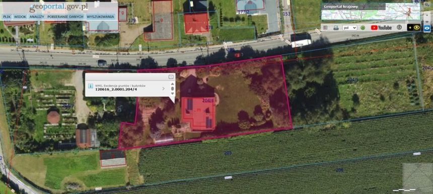 Działka Mieszkaniowo Usługowa Aleksandrowice miniaturka 3