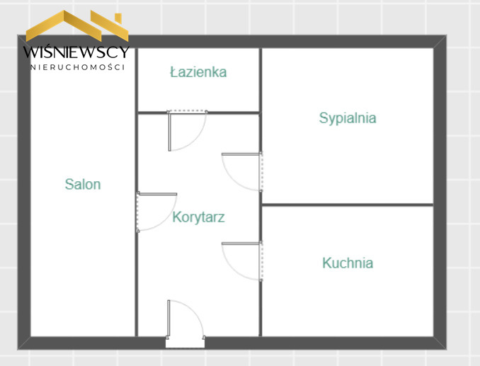 Mieszkanie 2-pok. 46,8m² na wynajem, umeblowane miniaturka 8