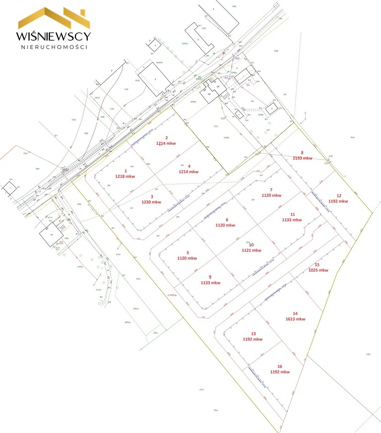 Działki o pow. 1025 - 1613 m2 Nowiec k.Dzierzgonia miniaturka 4