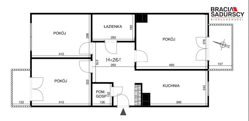 3niezależne pokoje/Płaszów/2m.garazowe/piwnica miniaturka 25