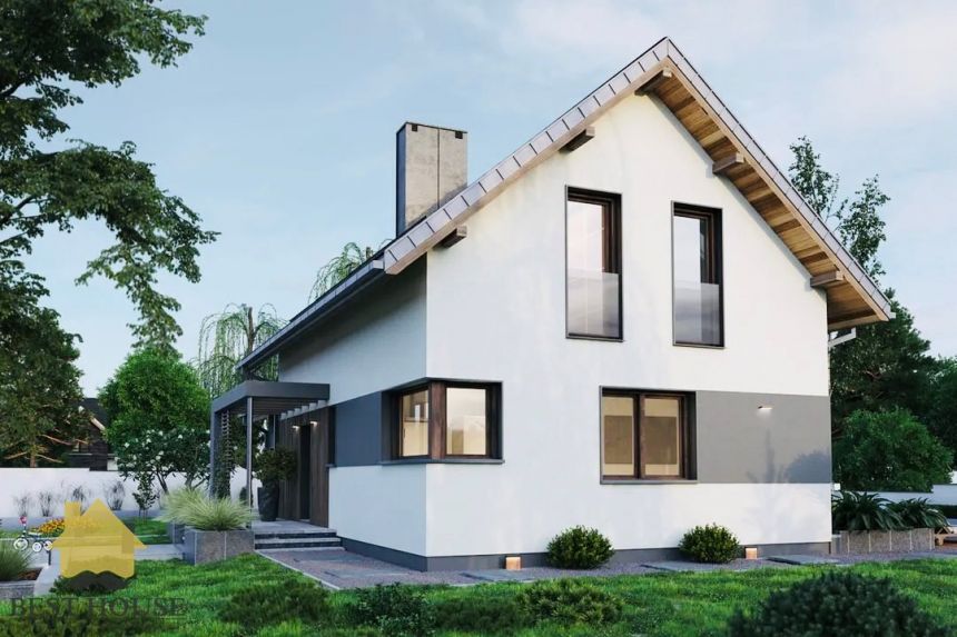 1/2 bliźniaka 124m2 z podwójnym garażem miniaturka 4