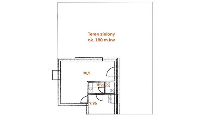 Wrocław Zgorzelisko, 479 000 zł, 43 m2, parter - zdjęcie 1