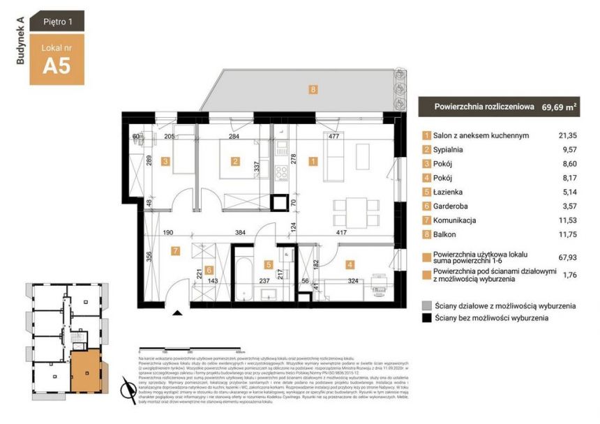 Przestronny apartament! Duży BALKON! 0% PCC miniaturka 2