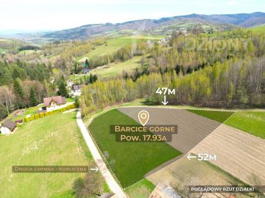 Działka z potencjałem w spokojnej okolicy  - Barcice Górne, ul. Kliny
