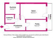 Mieszkanie 46,20 m², 2 pokoje, balkon Radzyń Podl. miniaturka 4