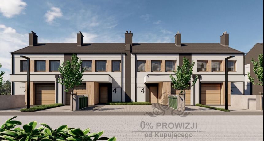 Piękny dom w zabudowie bliźniaczej z garażem i ogrodem miniaturka 3