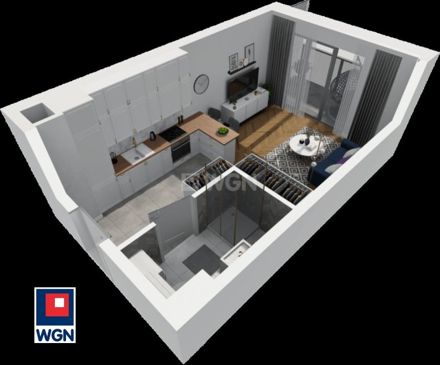Gdańsk Śródmieście, 367 920 zł, 26.18 m2, do wykończenia miniaturka 3