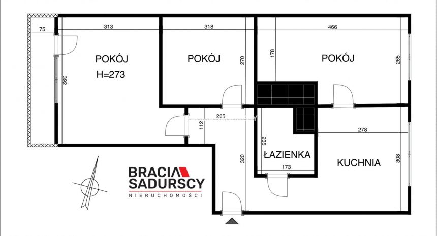 3 oddzielne pokoje, idealne dla studentów miniaturka 18