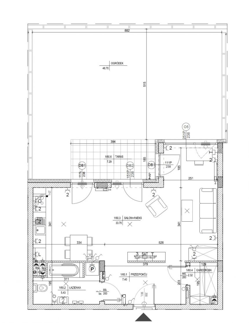 Mieszkania 48,91 m2, 1-2 pokoje, Centrum miniaturka 5