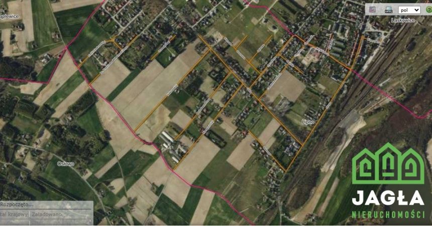 Laskowice dz 1015m2 media-prąd,woda,kanalizacja miniaturka 2