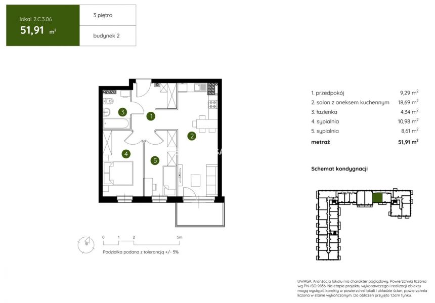 Smart Apartament na Prądniku Białym blisko Zieleni miniaturka 3