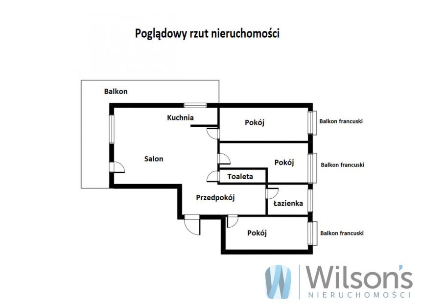 Warszawa Żoliborz, 2 400 000 zł, 80 m2, pietro 3 miniaturka 17