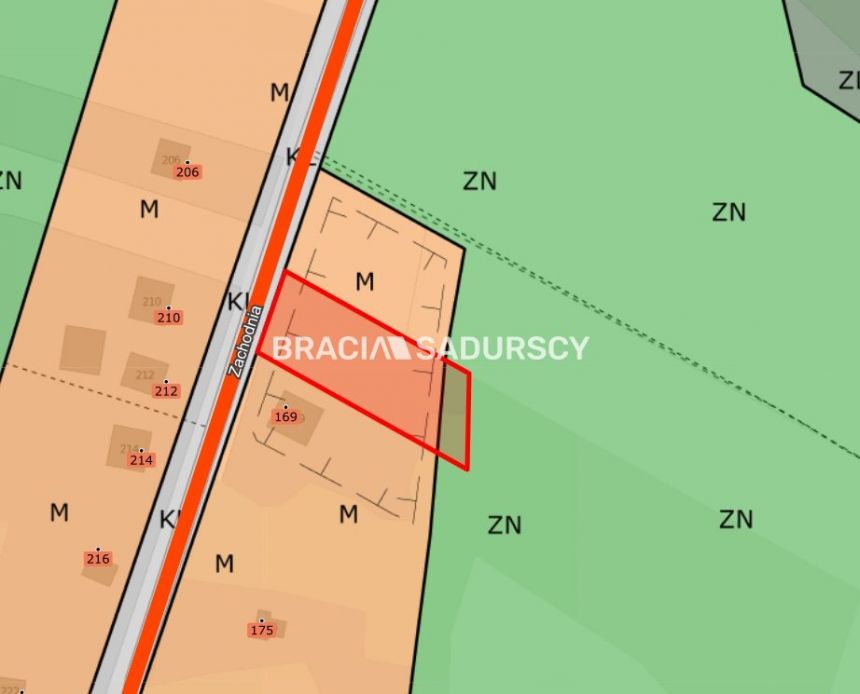 Przeginia, 240 000 zł, 18.37 ar, przyłącze wodociągu miniaturka 3