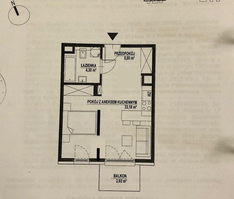 MIESZKANIE NA SPRZEDAŻ-UL.OLSZAŃSKA-32,80M2 miniaturka 10