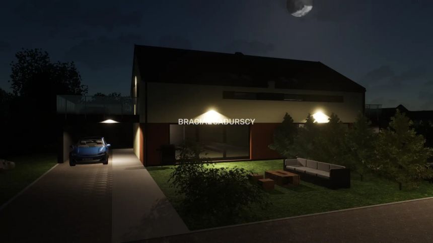 Domy Bliźniaki 131 m2 w otulinie lasu Michałowice miniaturka 14