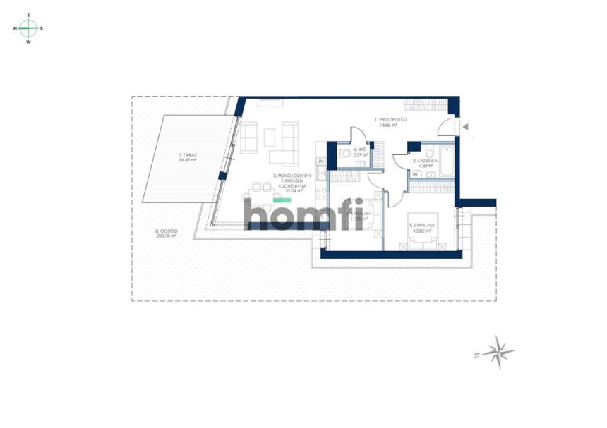 Luksusowy apartament z tarasem i dużym ogrodem miniaturka 4