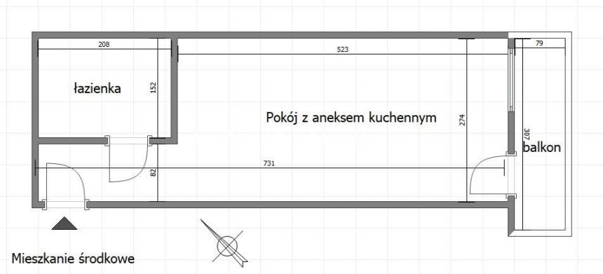 3 KAWALERKI W JEDNYM MIESZKANIU !!! miniaturka 3
