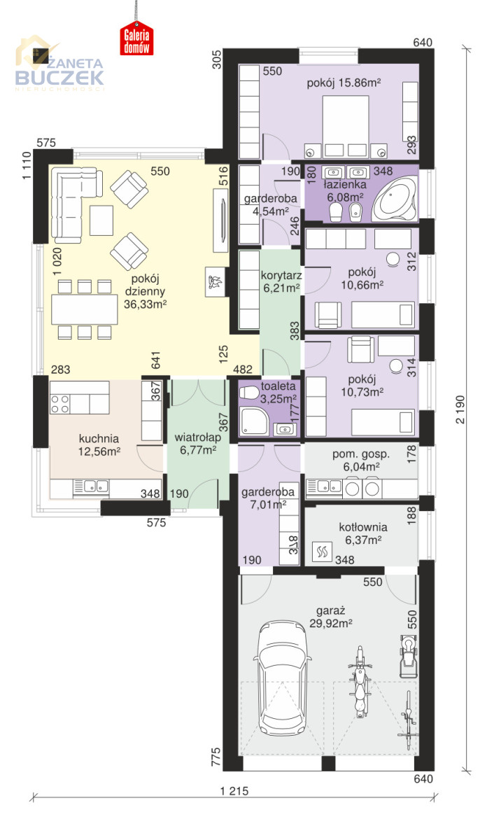 Młodzieszyn, 550 000 zł, 120 m2, 4 pokoje miniaturka 8