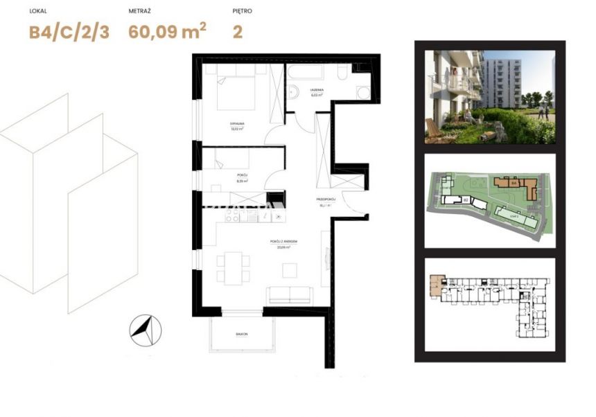 Apartament na Prądniku Białym, Kraków miniaturka 7