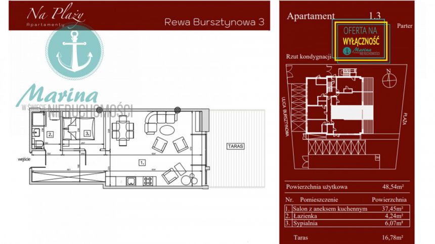 Rewa, 1 213 000 zł, 48 m2, parter, 2 miniaturka 7