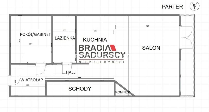 Konary, 780 000 zł, 101.4 m2, aneks kuchenny połączony z salonem miniaturka 20