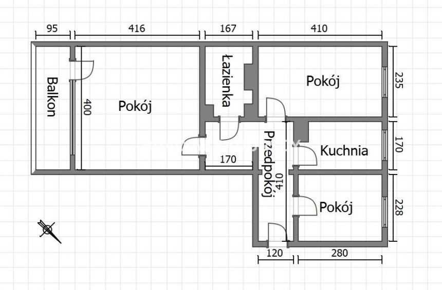 WYNAJMĘ MIESZKANIE 3-POKOJOWE, DO WEJŚCIA. miniaturka 3