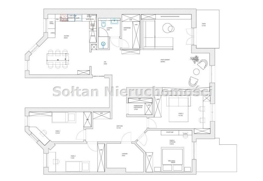 Warszawa Ursynów, 2 500 000 zł, 157 m2, z miejscem garażowym miniaturka 12