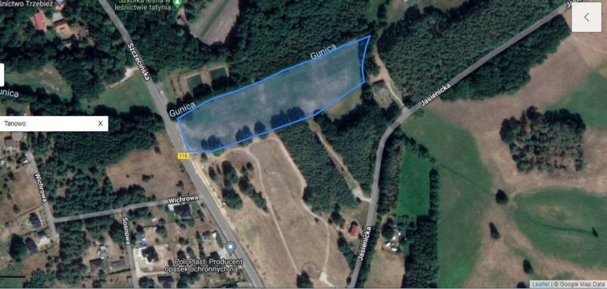 Działka Tanowo,gm.Police 1.74ha,plan-usługi,dr asf miniaturka 2