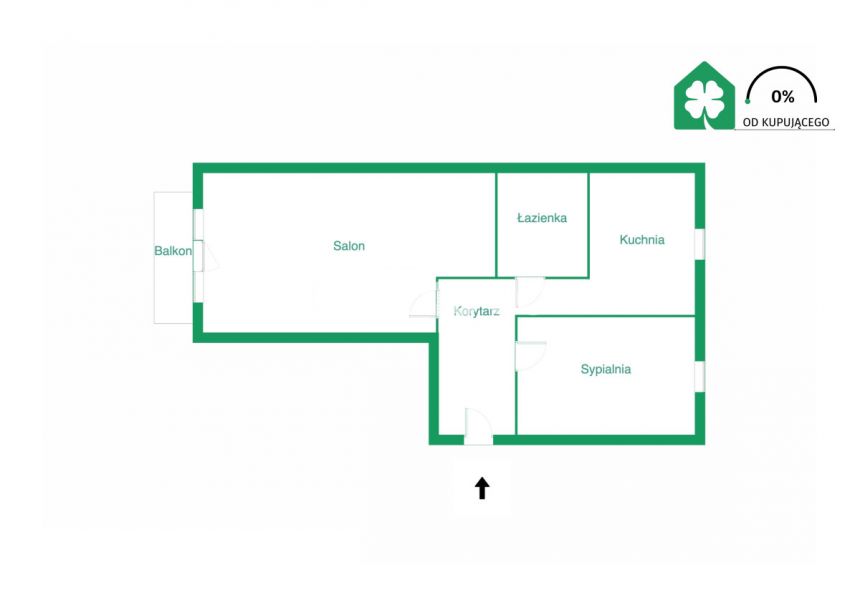 Gdańsk Przymorze, 649 500 zł, 43 m2, z balkonem miniaturka 18