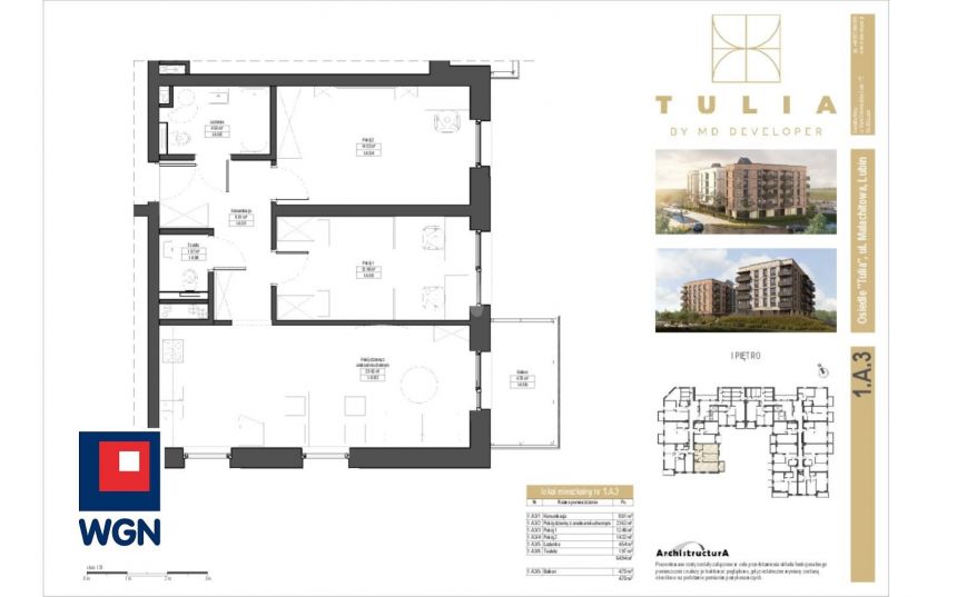 Lubin Stary Lubin, 539 002 zł, 64.94 m2, z balkonem - zdjęcie 1