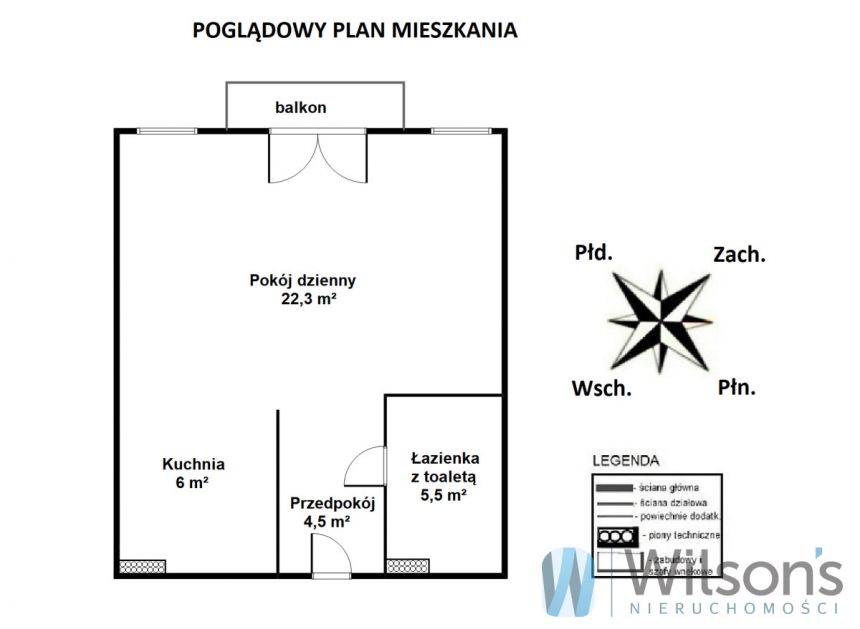 Warszawa Rakowiec, 760 000 zł, 38.3 m2, z parkingiem podziemnym miniaturka 2