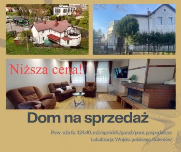 Parter domu Goleniów na sprzedaż ok 130 m2