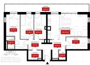 Apartament 107,79m2, 5 pokojowe z balkonem 23,82m2  i z wiodkiem na rzekę miniaturka 5