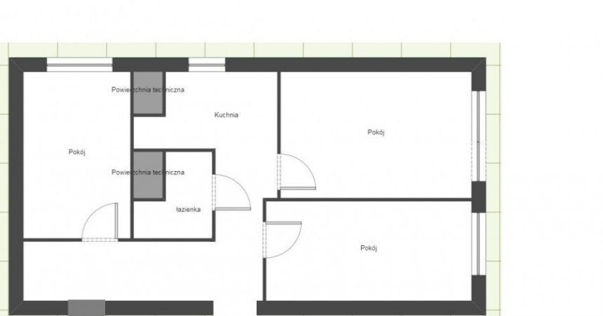 Sopot Kamienny Potok, 669 000 zł, 53.1 m2, pietro 10 miniaturka 7