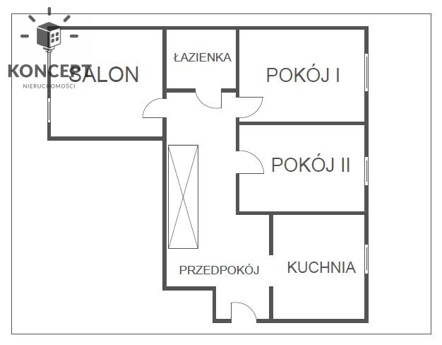 Bardzo ładne, rozkładowe, 3 pokoje - Brochów miniaturka 17