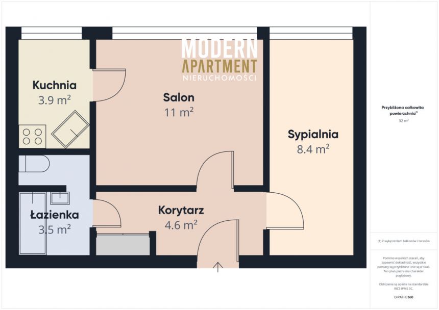 Grodzisk Mazowiecki, 329 000 zł, 33 m2, M2 miniaturka 32