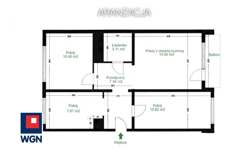 Sosnowiec Bór, 254 900 zł, 53.63 m2, do remontu miniaturka 11