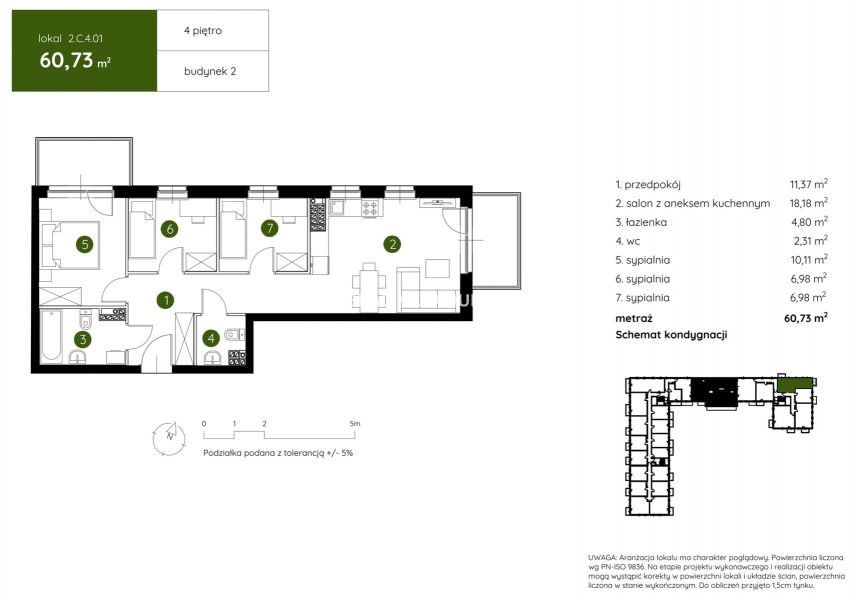 Smart Apartament na Prądniku Białym blisko Zieleni miniaturka 5