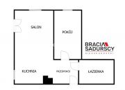Wyposażone mieszkanie w cichej okolicy | 46m2 miniaturka 3