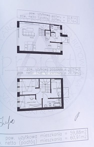 MIESZKANIE 60M2 4 POK ZABUDOWA BLIŹNIACZA MNIKÓW