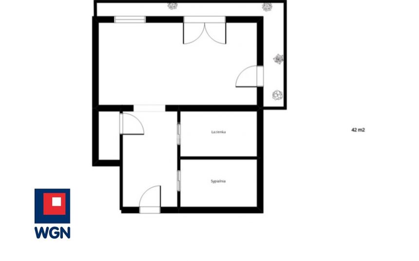 Słupsk, 2 100 zł, 42 m2, parter, 3 miniaturka 6