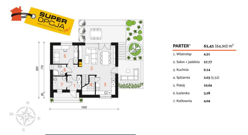 Rudawa, 990 000 zł, 132 m2, wolnostojący miniaturka 4