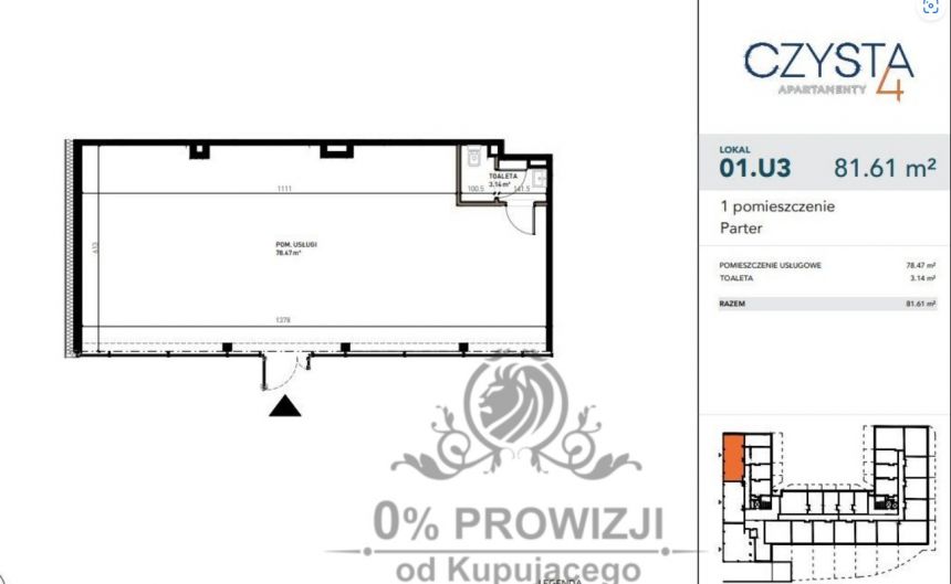 Duży lokal usługowy w Centrum, Przedmieście Świdnickie/ Rabat 2% miniaturka 13