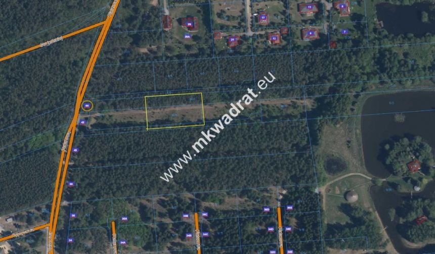 Piękna działka otoczona lasem, Czarny las 2497m2 miniaturka 2